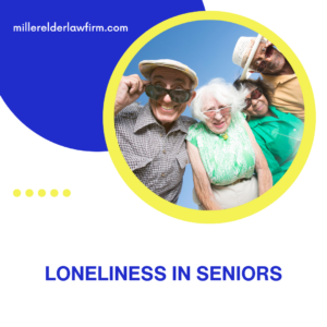 group of aging adults together laughing, having fun to show how to reduce loneliness in seniors.
